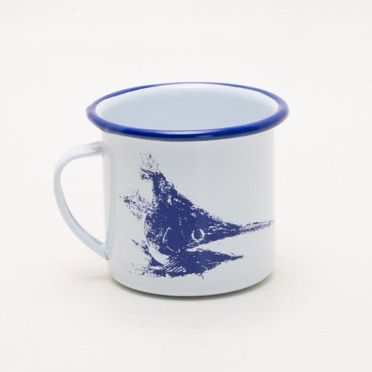 Damar | Enamelware Mug | Blue Print