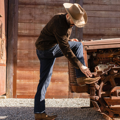 7 Leguas | Men's Camel Premium Wool Cowboy Hat