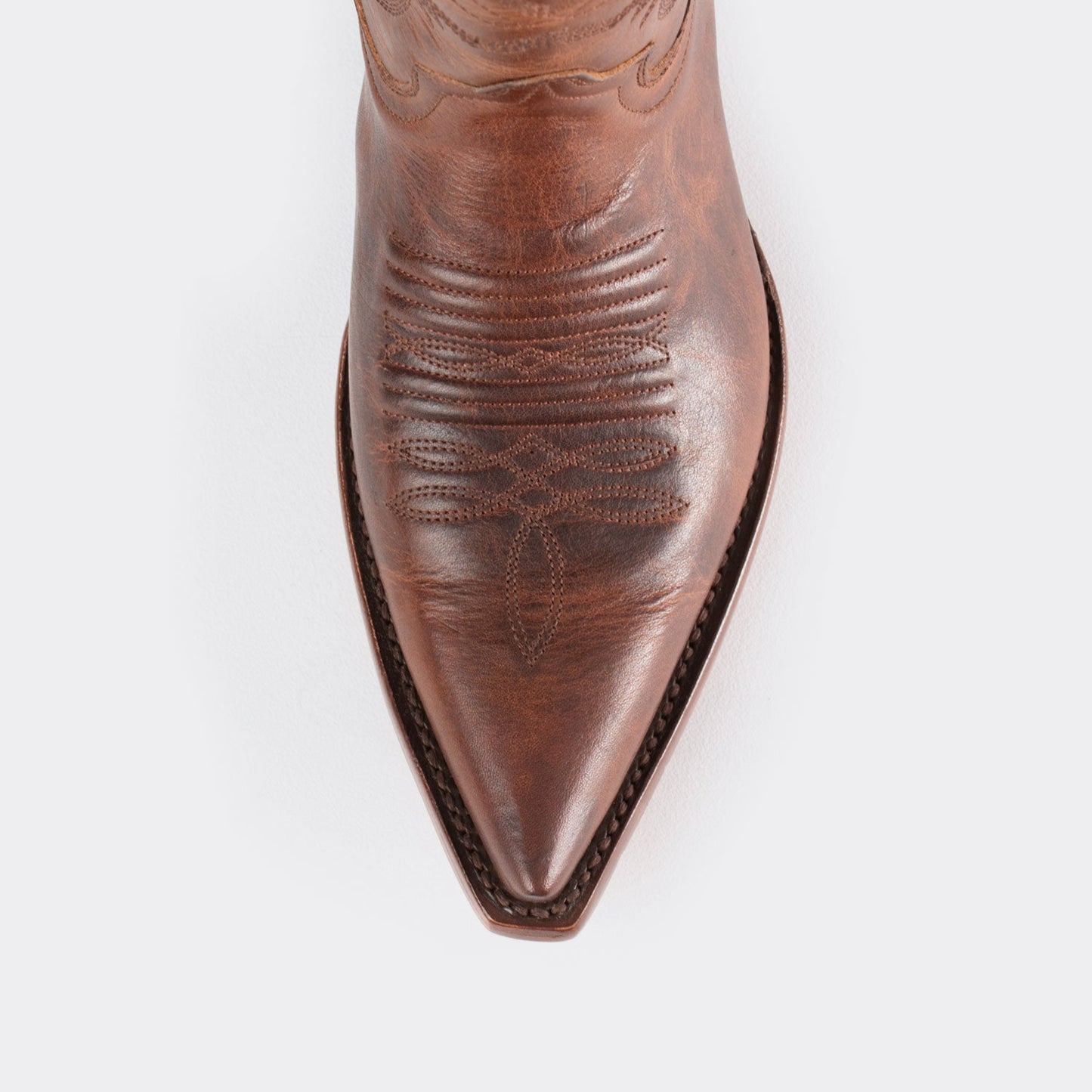 7 Leguas | Men's Whiskey Leather Cowboy Boot with Leather Sole | 1748-EI