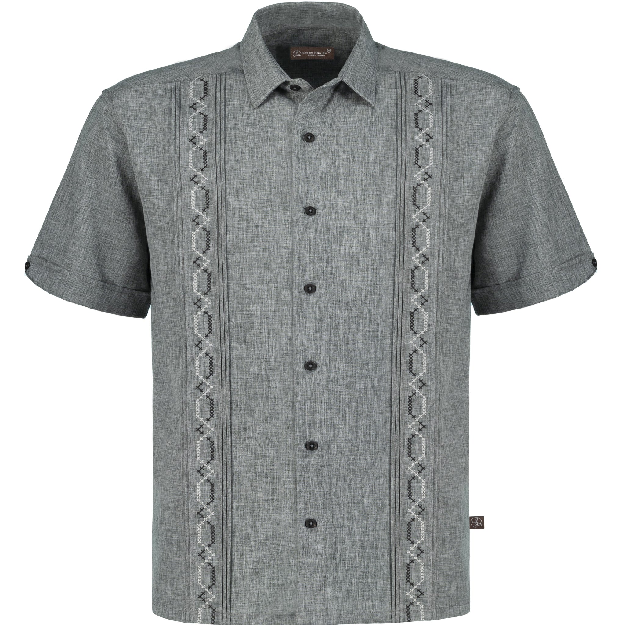 Ignacio Marrufo | WPE13-Handcrafted Guayabera | Heather Gray
