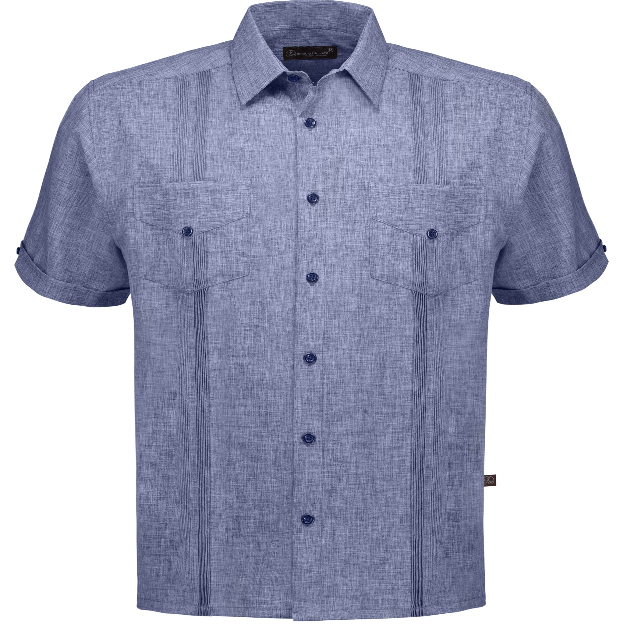 Ignacio Marrufo | WPE17-Handcrafted Guayabera | Blue