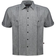 Ignacio Marrufo | WPE17-Handcrafted Guayabera | Gray