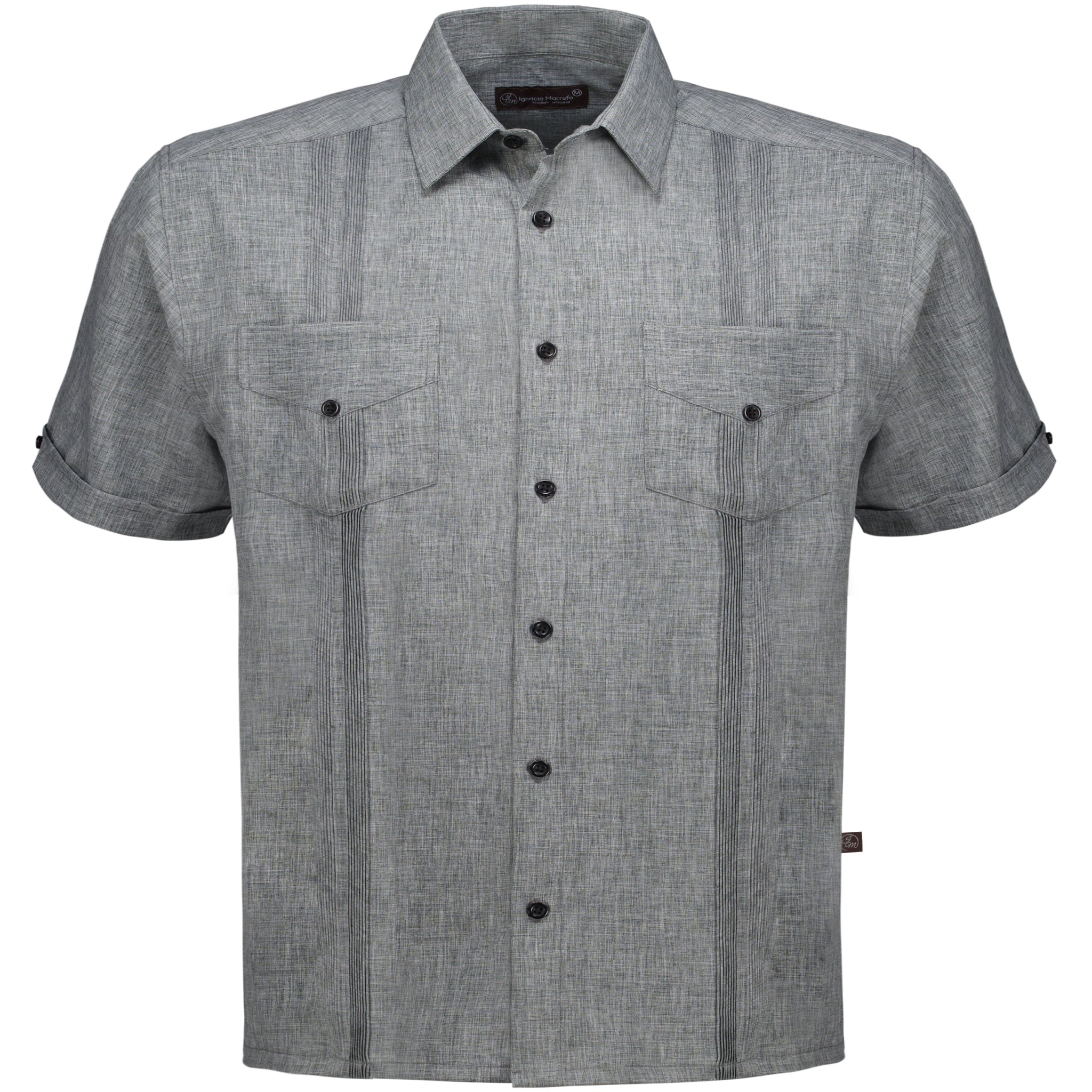 Ignacio Marrufo | WPE17-Handcrafted Guayabera | Gray