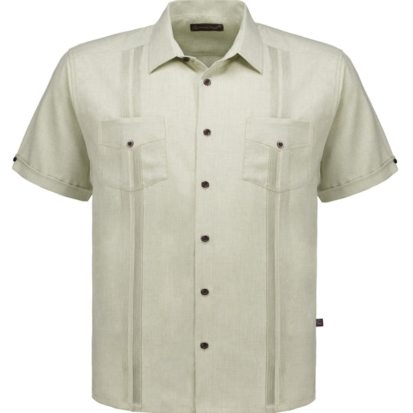 Ignacio Marrufo | WPE17-Handcrafted Guayabera | Khaki