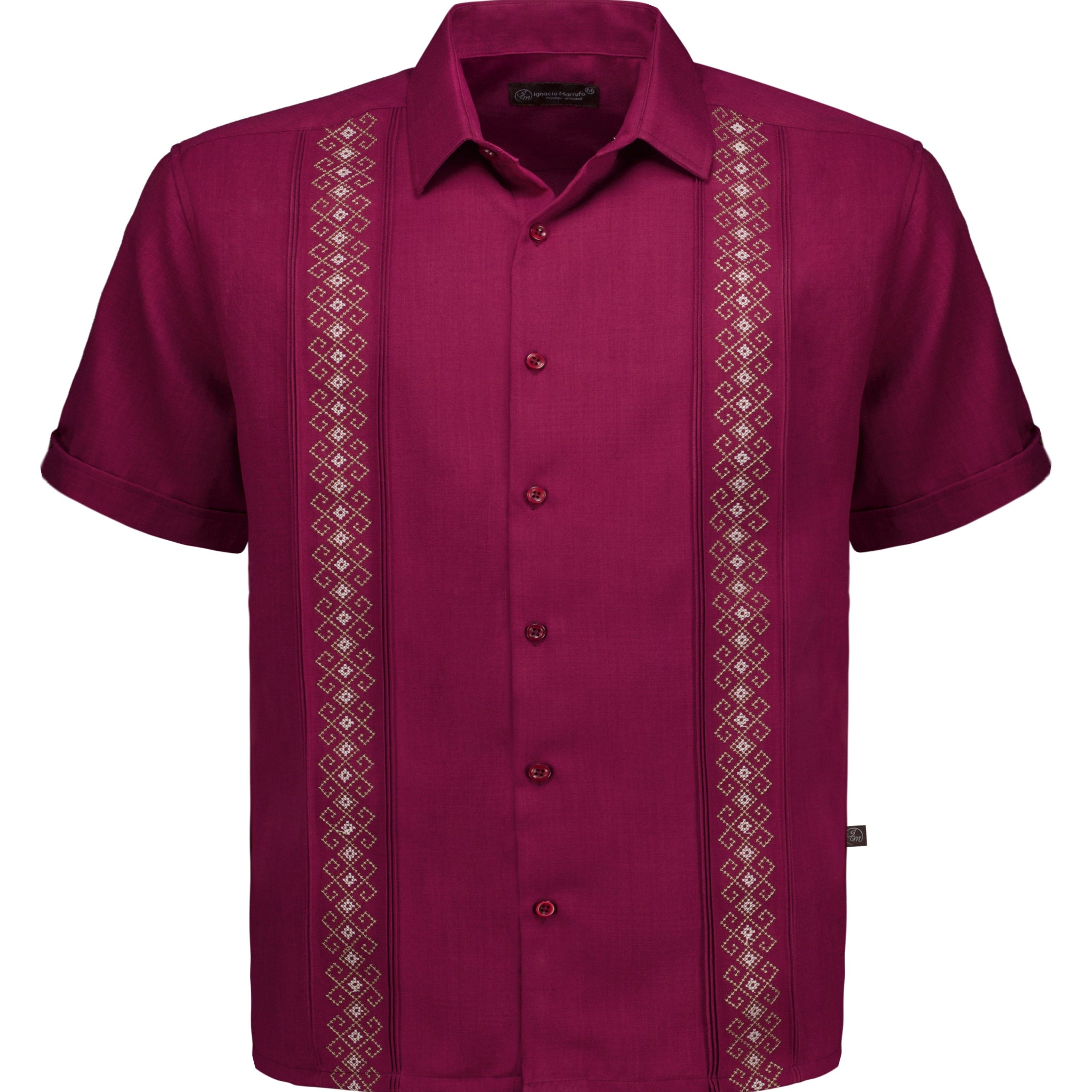 Ignacio Marrufo | WPE19-Handcrafted Guayabera | Red Wine