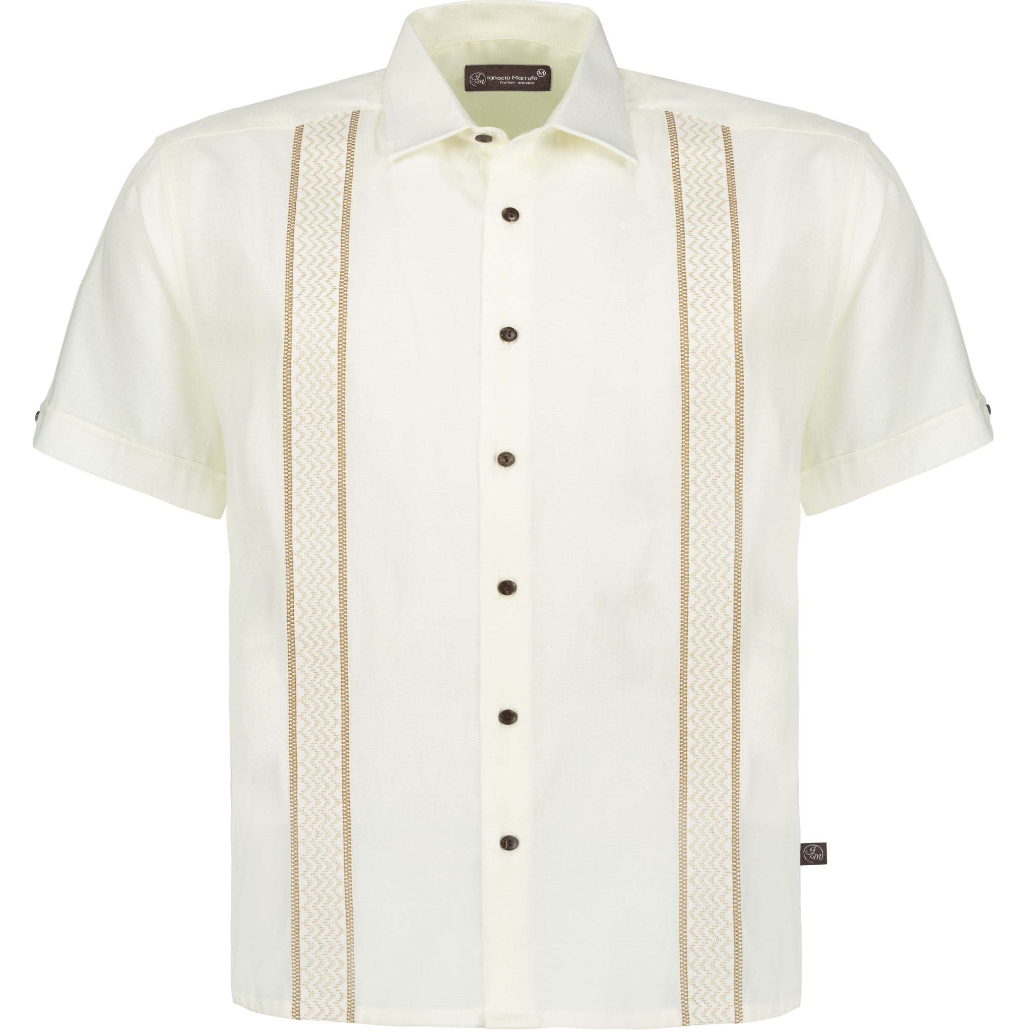 Ignacio Marrufo | WPE23-Handcrafted Guayabera | Bone