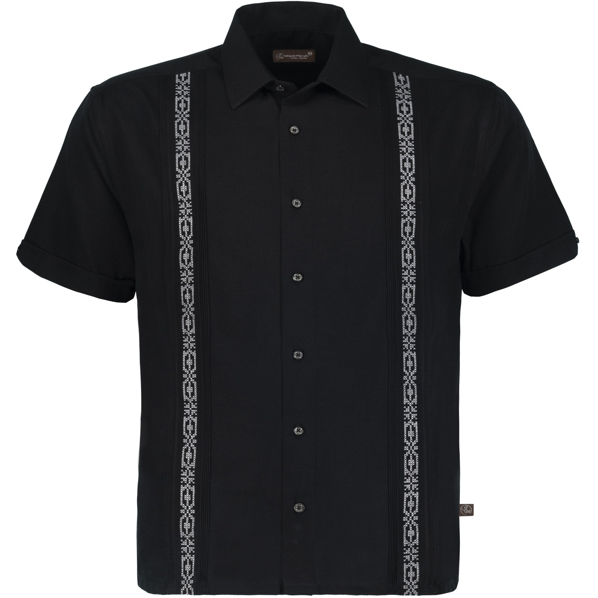 Ignacio Marrufo | WPE25-Handcrafted Guayabera | Black