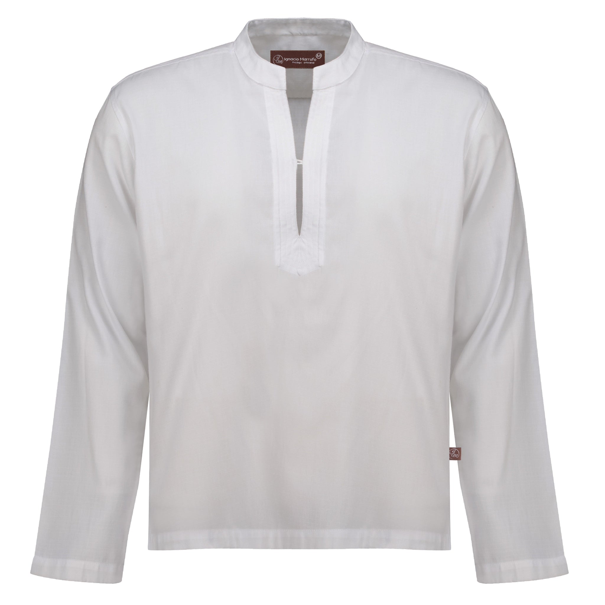 Ignacio Marrufo | WPE32RL-Handcrafted Guayabera | White