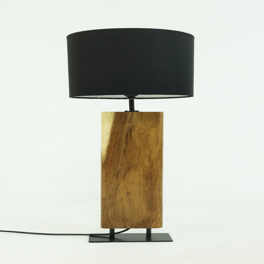 Revica | Lm Tamara | Parota Wood & Textile Table Lamp
