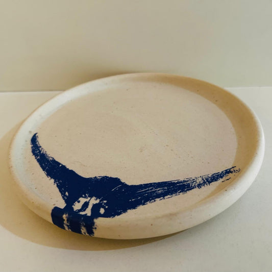 Damar | Small Plate Marlin Tail | Blue Print