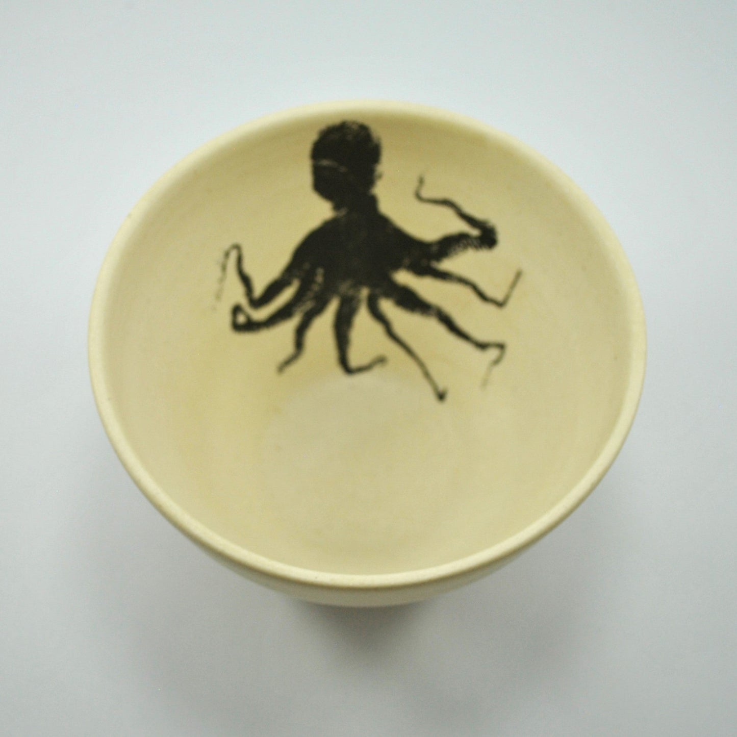 Damar | Individual Octopus Bowl | Black Print