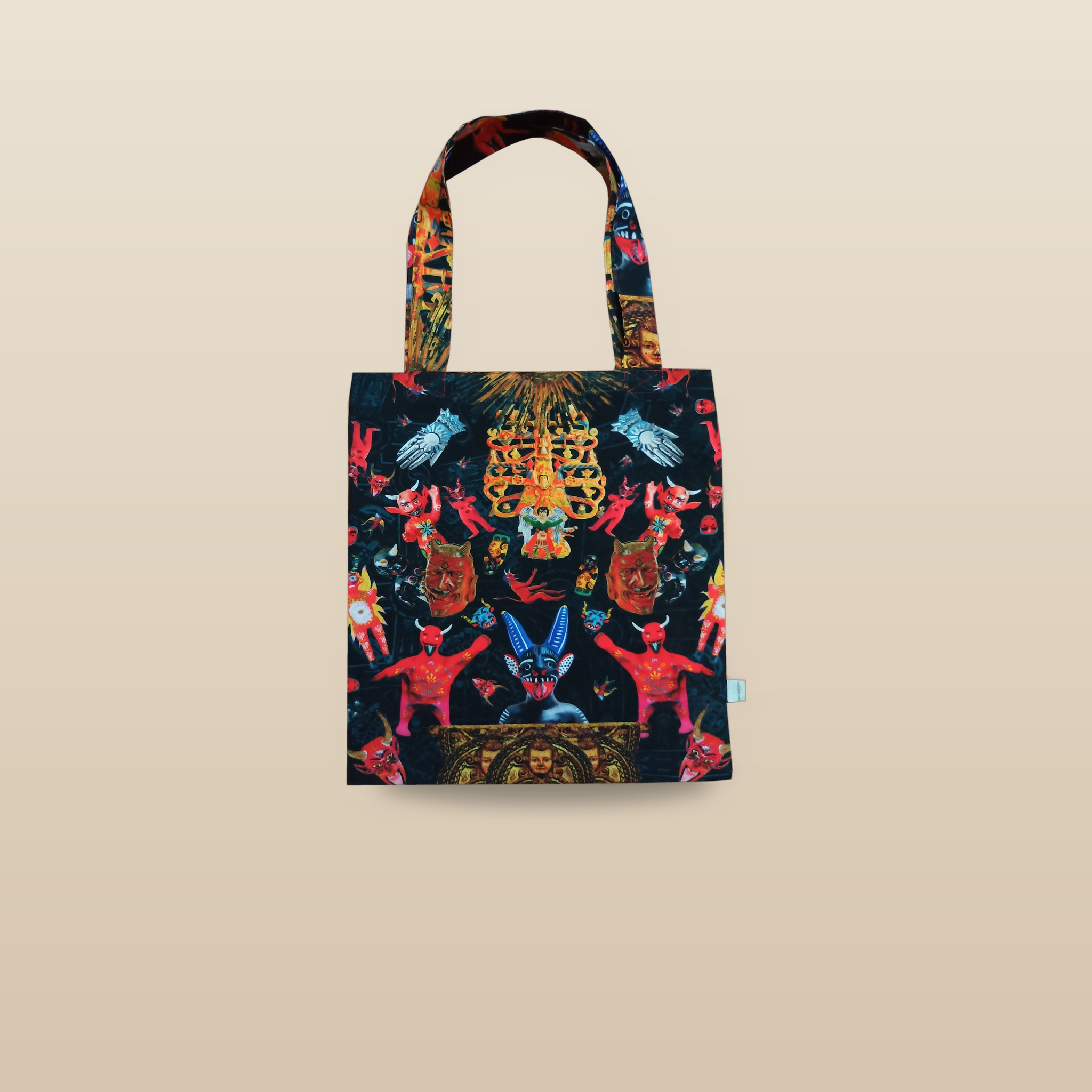 Cautivo Chamucos Eco Bag, premium studio product photo