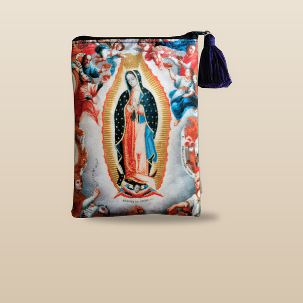 Cautivo Guadalupana Wallet, premium studio product photo