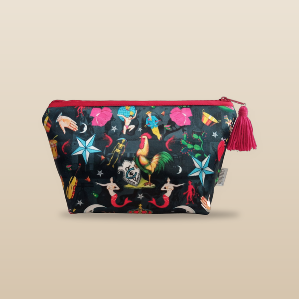 Cautivo Loteria Cosmetic Bag, premium studio product photo