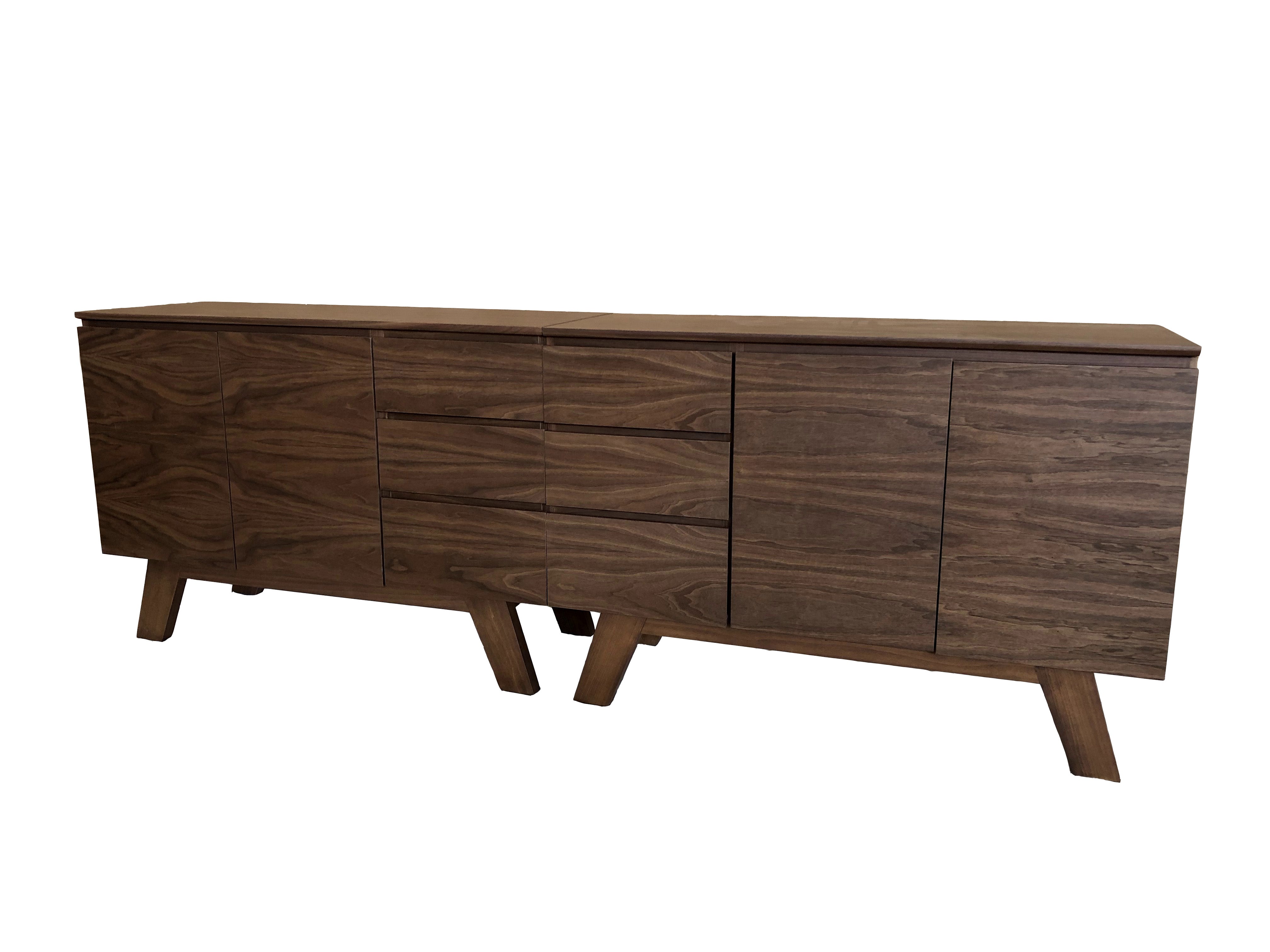 DM Compostela | Two-Module Credenza Pontevedra | Almond Finish