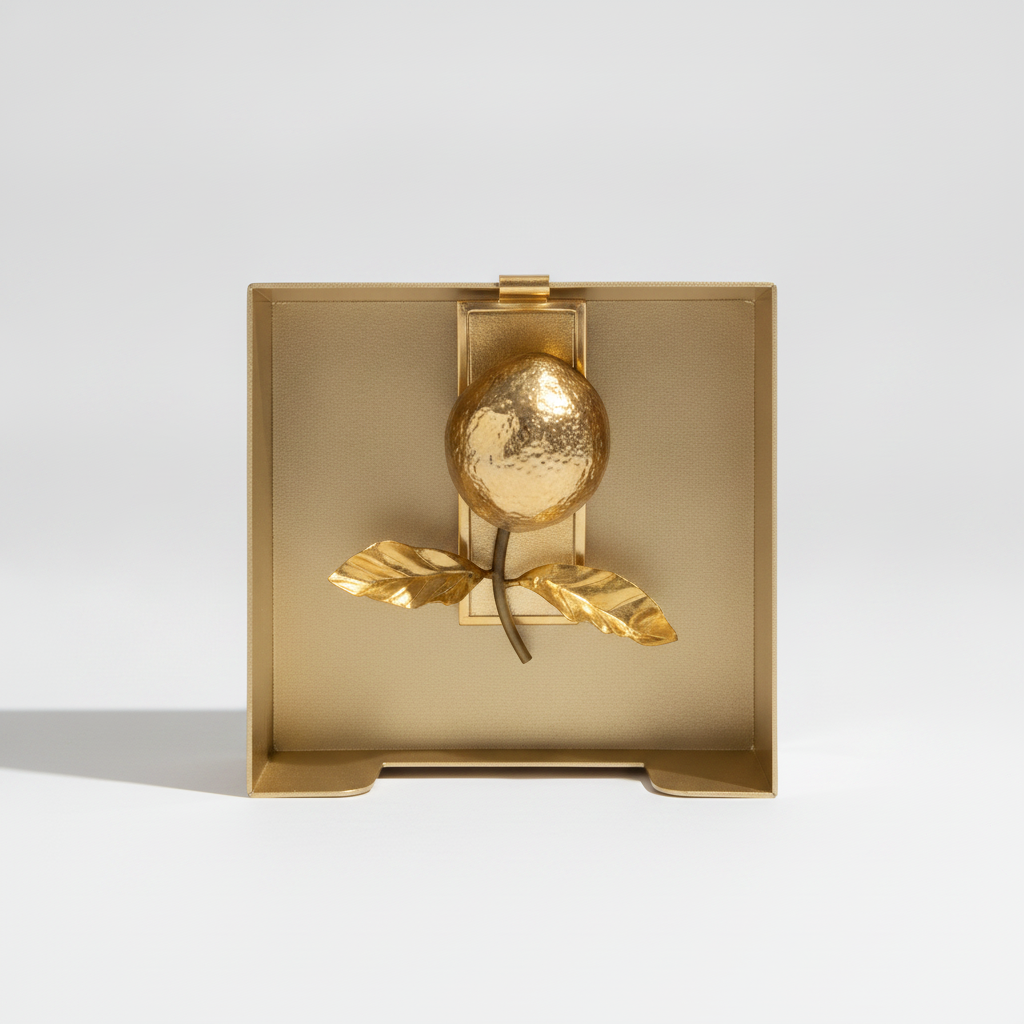 Corda Napkin Holder with Lemon Decoration, studio product photo