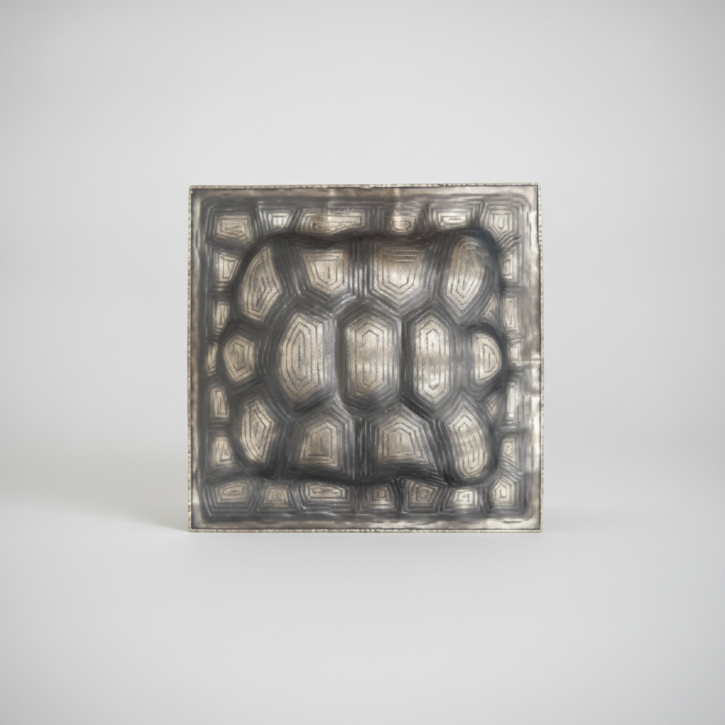 Corda Kapara Turtle Box in natural alpaca, studio product photo