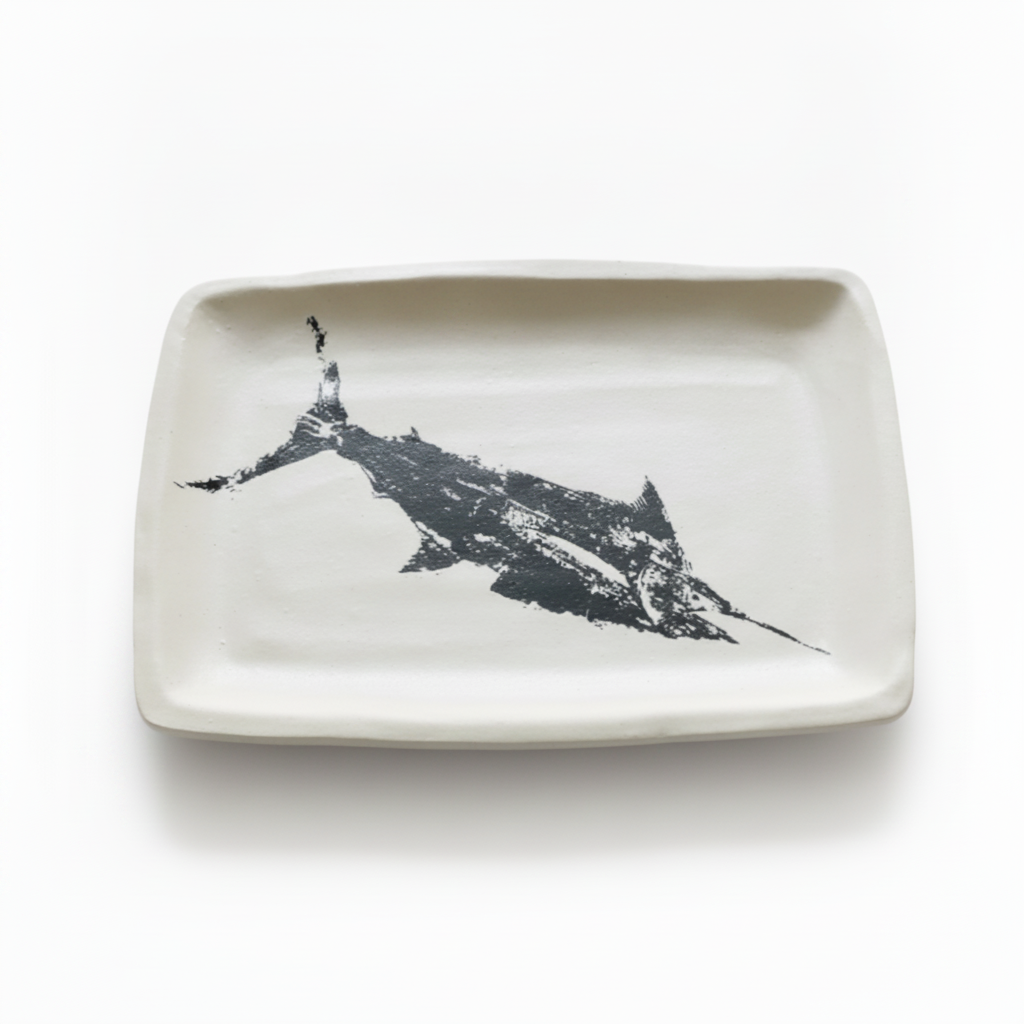 Damar Full Marlin Rectangular Platter, studio product photo