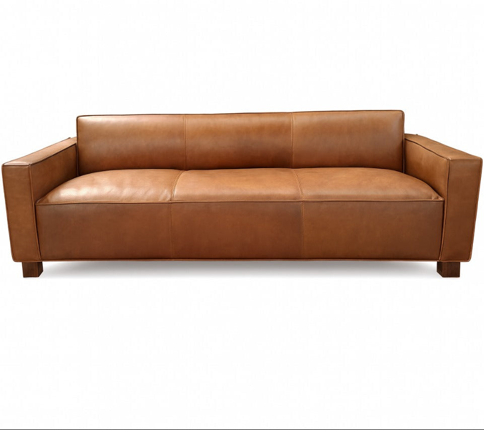 Natural Leather | Cabot Chair | Saddle Black, Saddle Brown and Canyon Whiskey