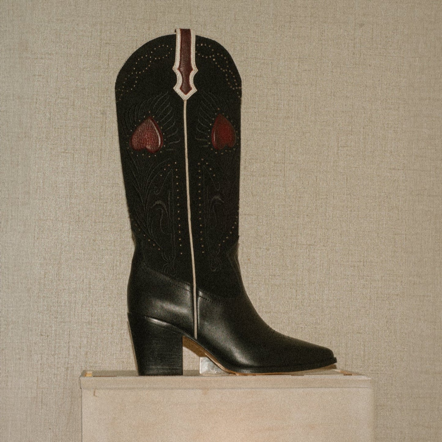 Dante | Women's Western Boots | Fiore Black Suede