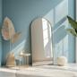 Ornamo | Full Arch | Arched Full-Length Wall Mirrorr with Metal Frame.