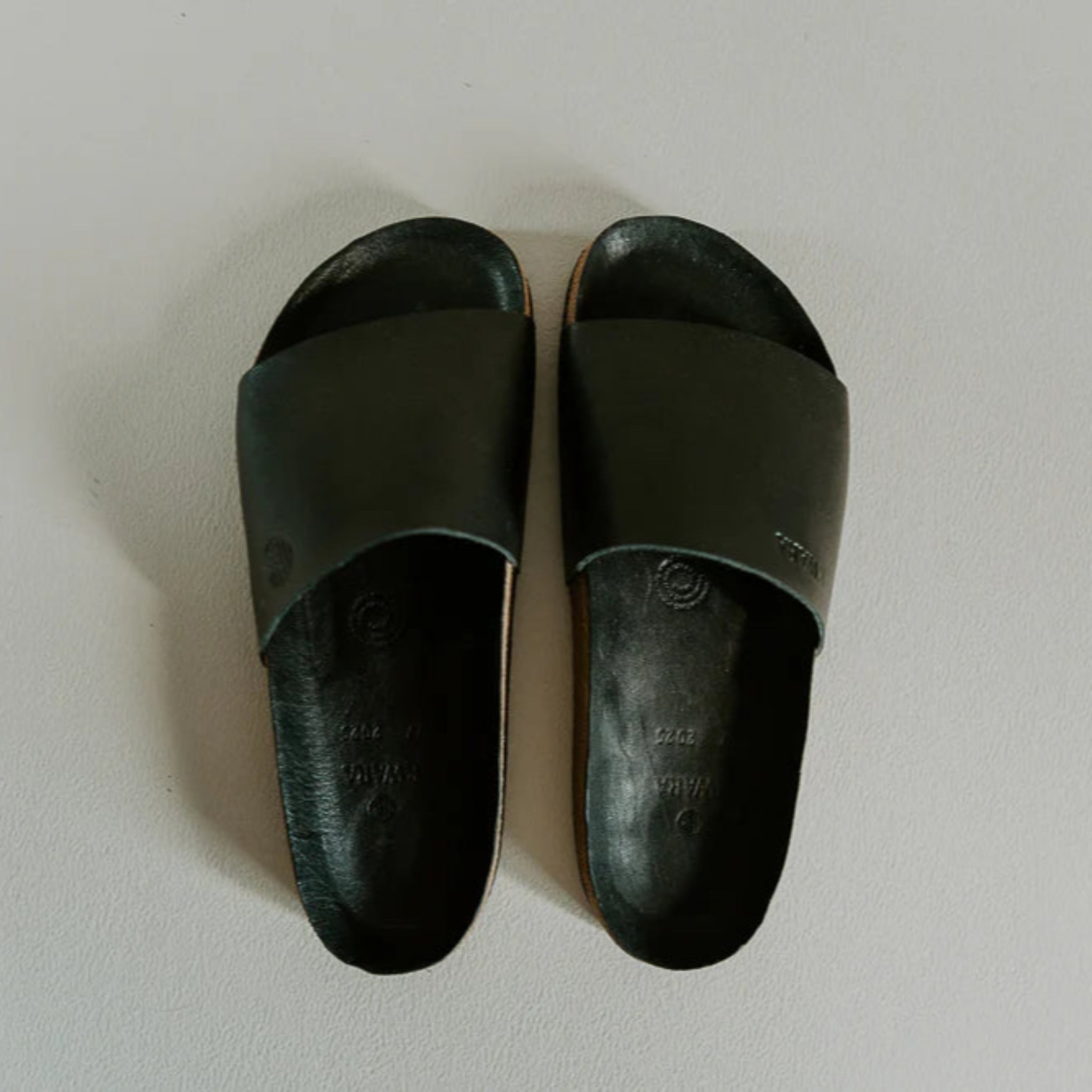 Kwara | Leather Sandals Slide | Men