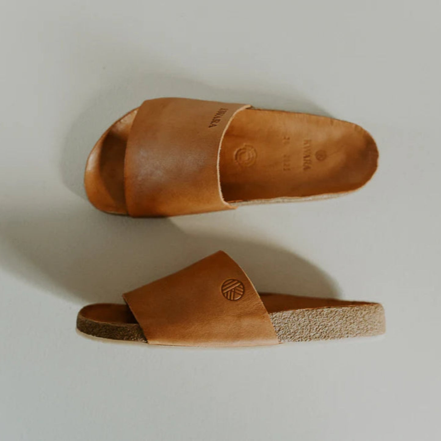 Kwara | Leather Sandals Slide | Men