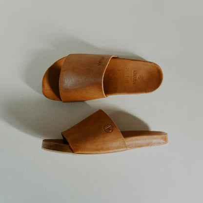 Kwara | Leather Sandals Slide | Women