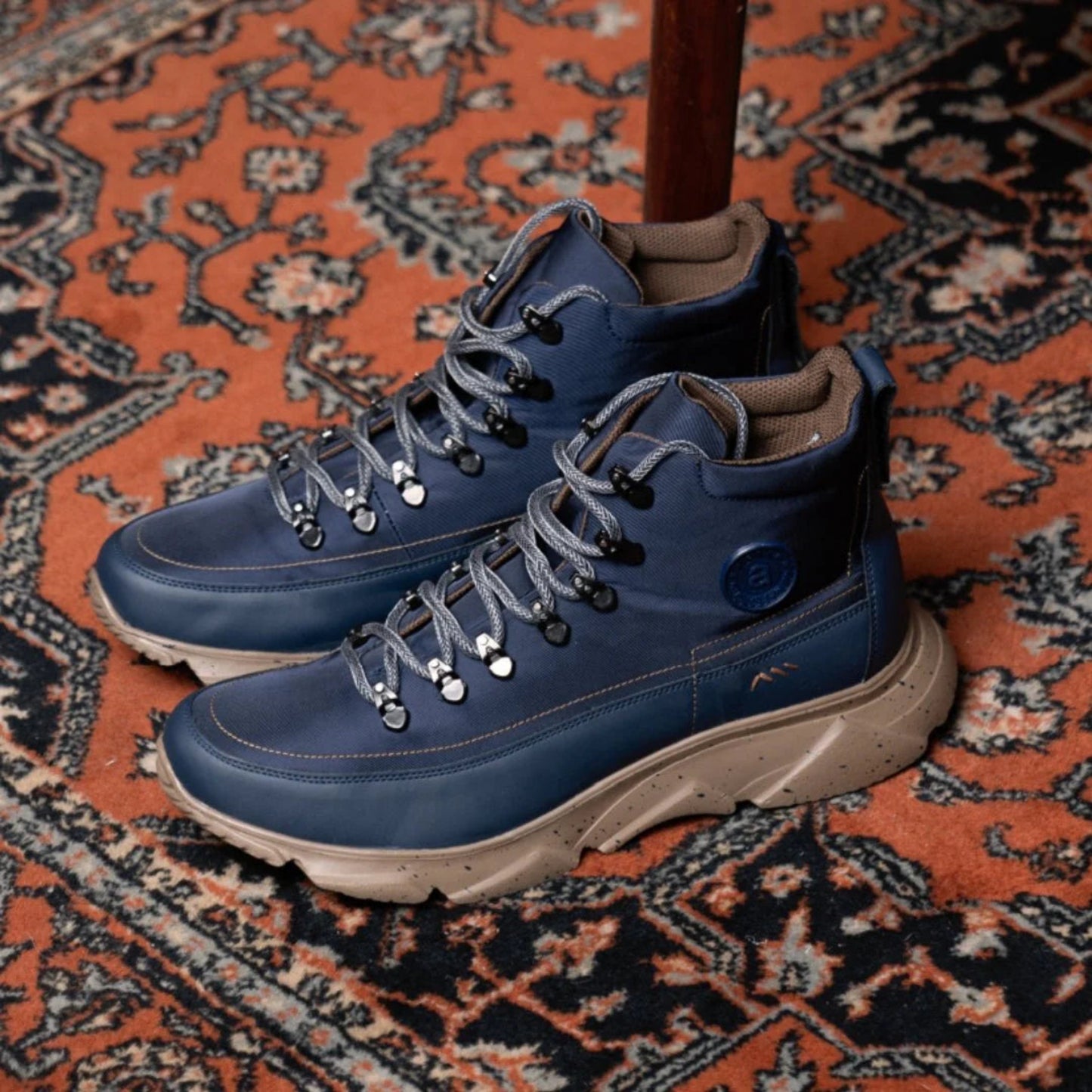 Aretina | Lottus | Men's Urban Adventure Boot | Navy Blue