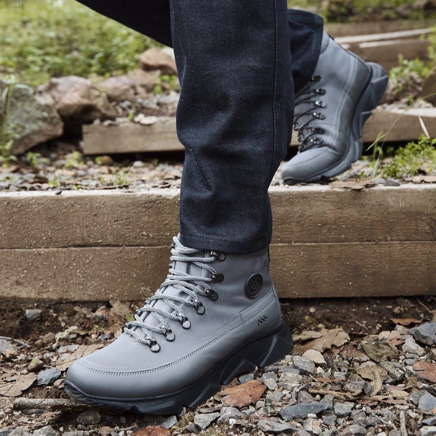 Aretina | Lottus | Men's Urban Adventure Boot | Gray