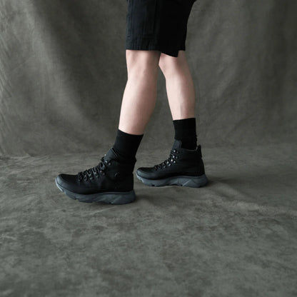 Aretina | Lottus | Men's Urban Adventure Boot | Black Leather