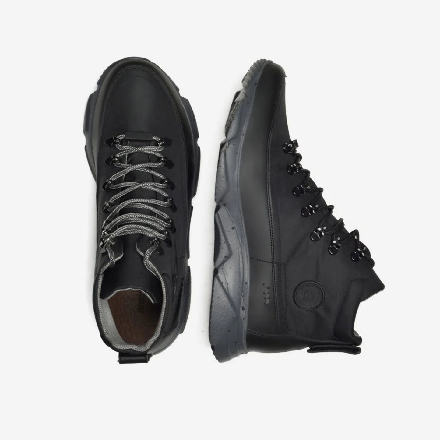 Aretina | Lottus | Men's Urban Adventure Boot | Black Leather