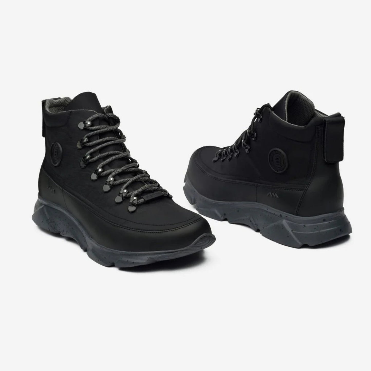 Aretina | Lottus | Men's Urban Adventure Boot | Black Leather