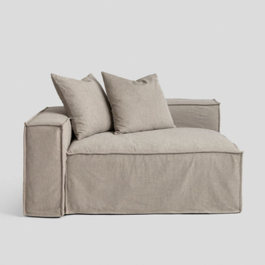Gasaru | Corsso Malbec Petite Sectional | Barren Gray
