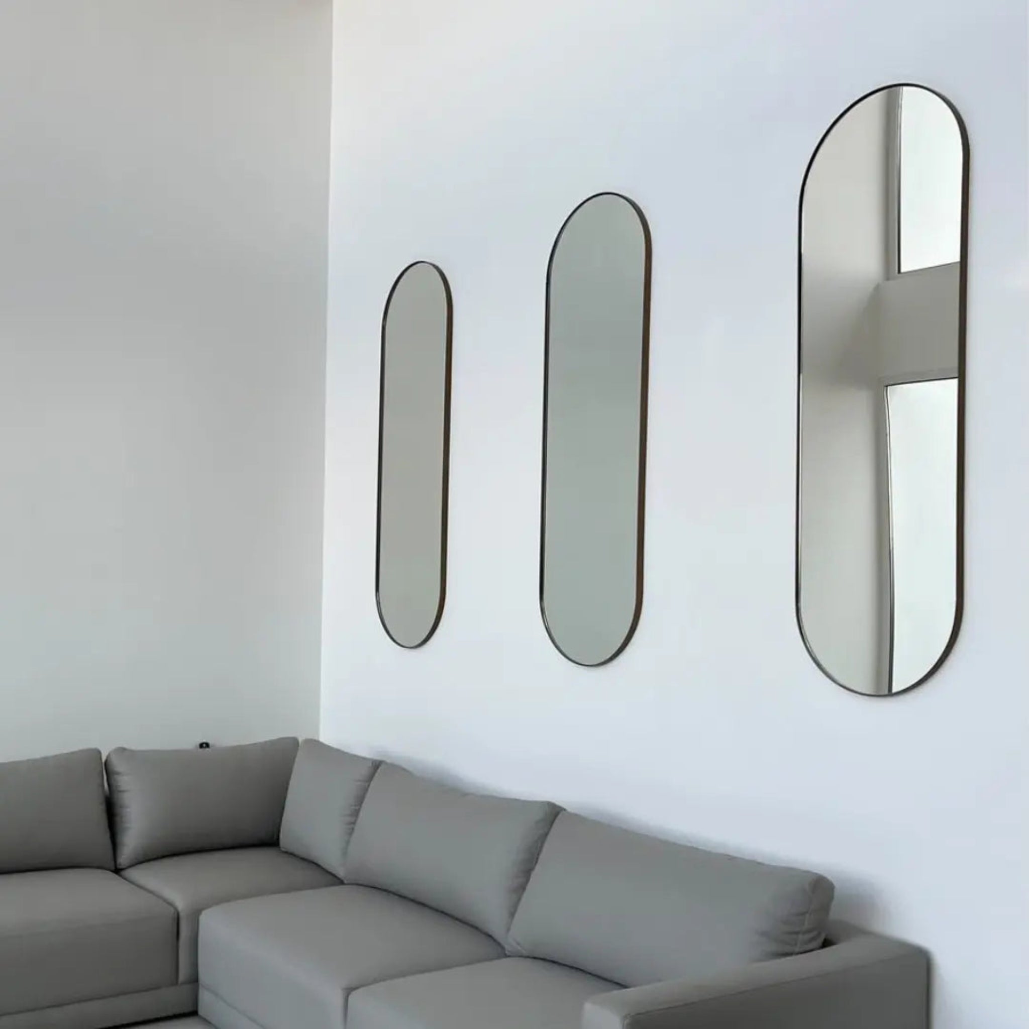 Admirror | Nora Contemporary Mirror | Black