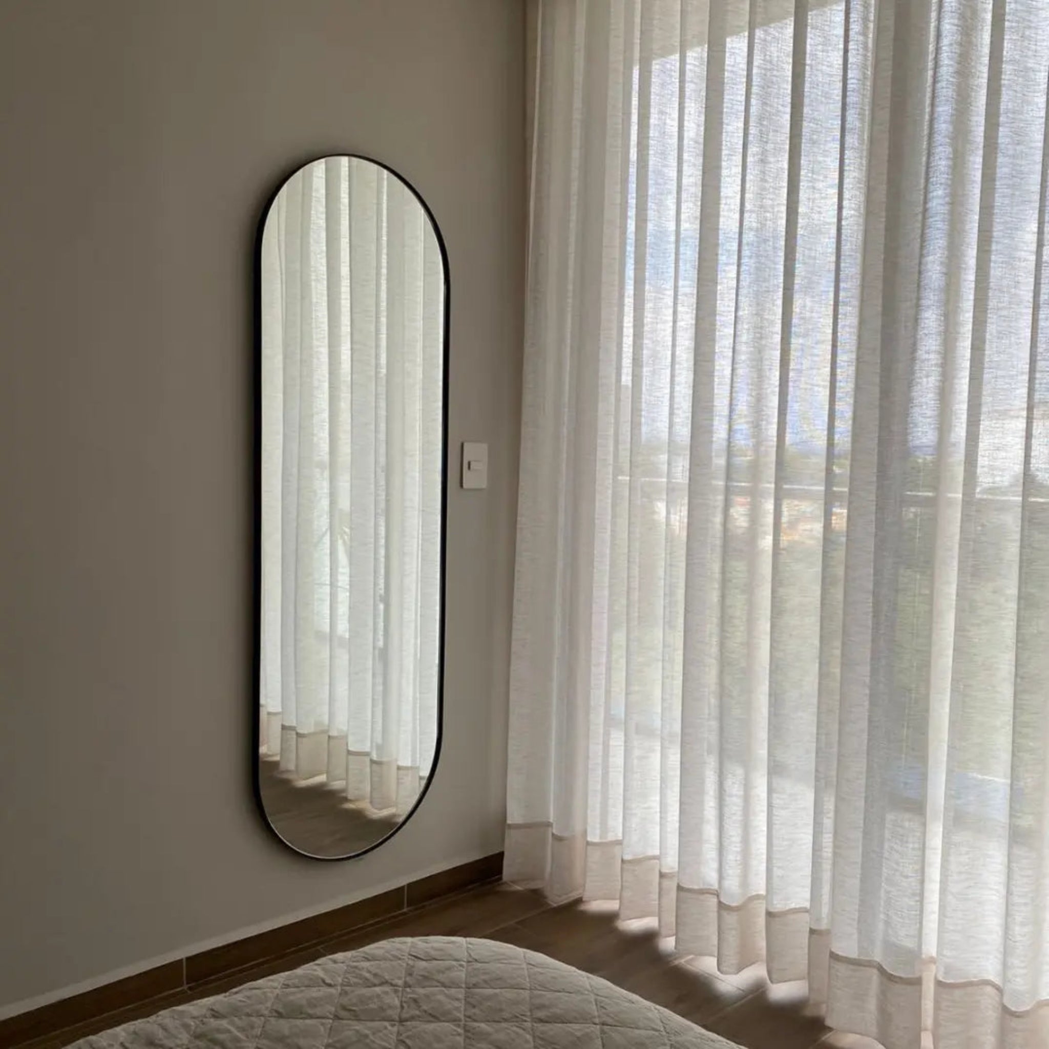 Admirror | Nora Contemporary Mirror | Black