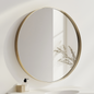 Ornamo | Nordha 1.5 | Round Wall Mirror With Metal Frame