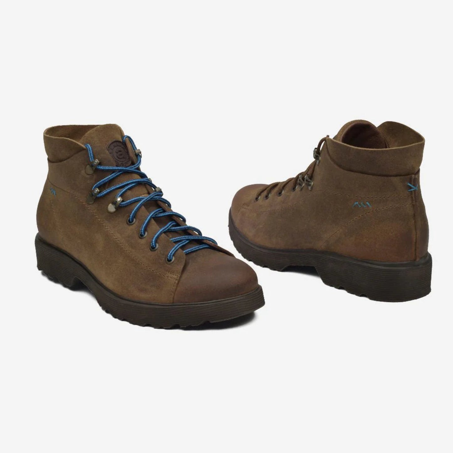 Aretina | Ronaldo | Men's Urban Lace Up Boot in Brown Suede