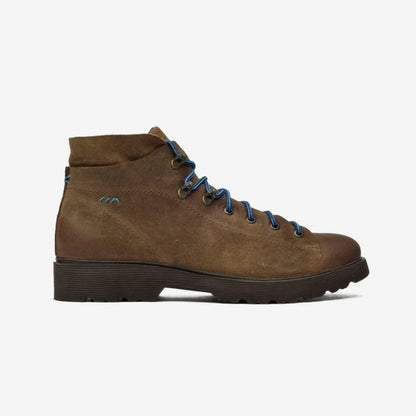 Aretina | Ronaldo | Men's Urban Lace Up Boot in Brown Suede