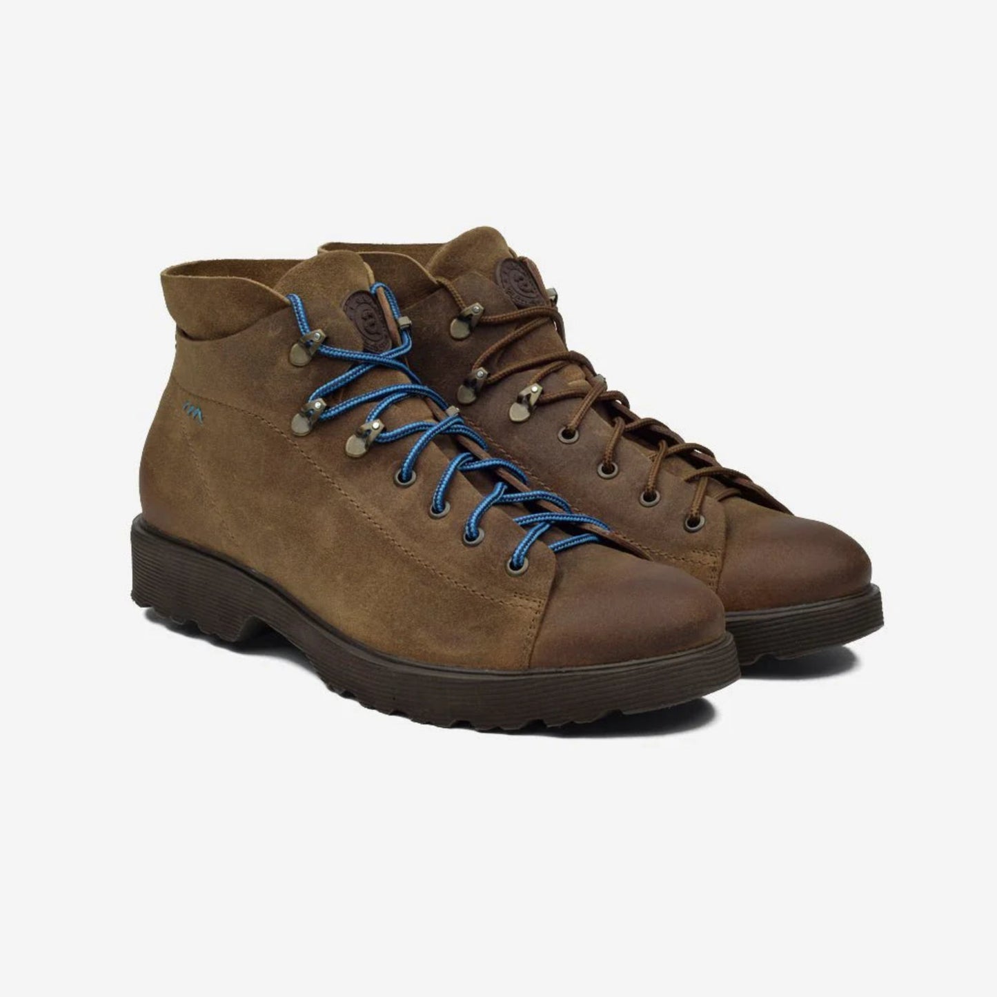 Aretina | Ronaldo | Men's Urban Lace Up Boot in Brown Suede