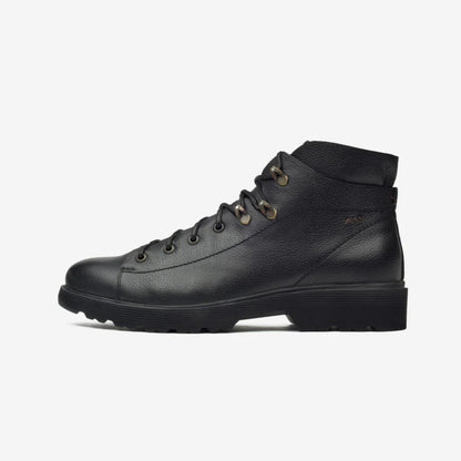 Aretina | Ronaldo | Men's Urban Lace Up Boot in Black Leather