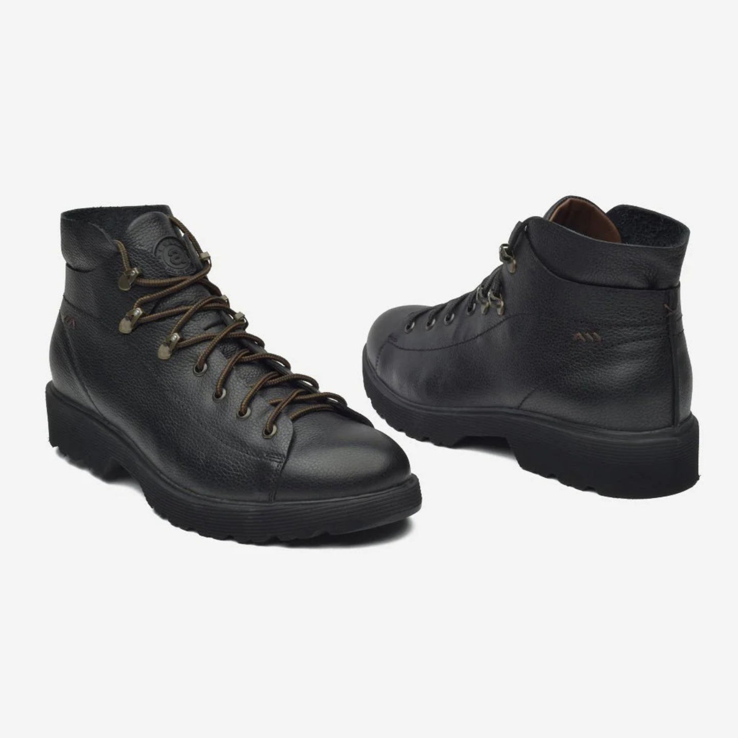 Aretina | Ronaldo | Men's Urban Lace Up Boot in Black Leather