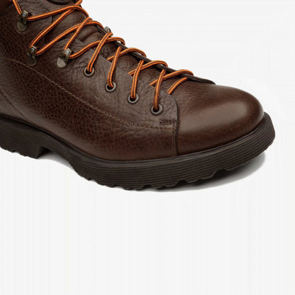 Aretina | Ronaldo | Men's Urban Lace Up Boot in Brown Leather