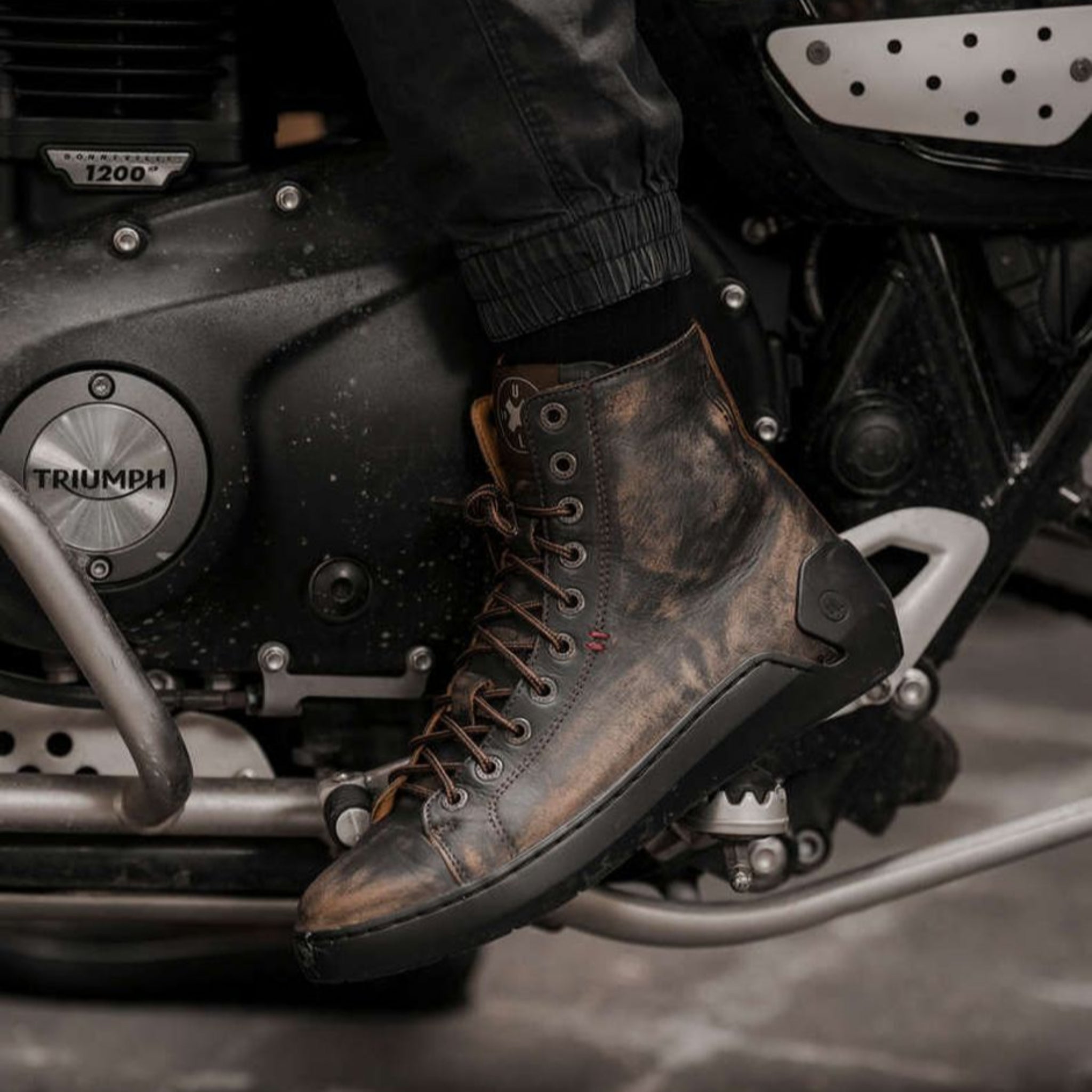 Umberto x Luce | Goose Motorcycle Sneakers
