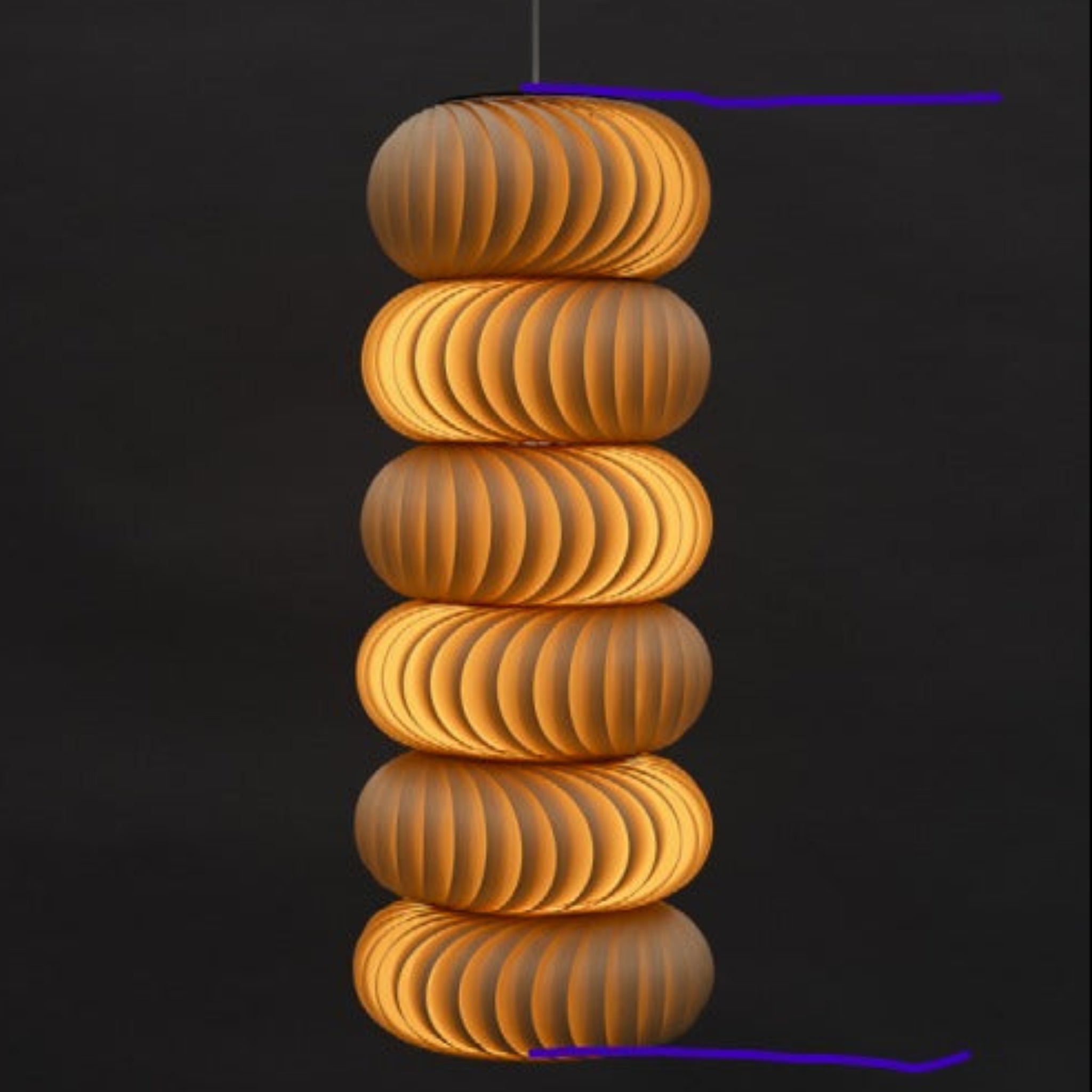 Rafael Weber | Serpentin Pendant Lamp | Diritto Ash
