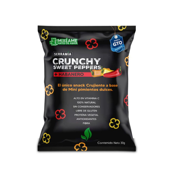 Serramia | Crunchy Mini Sweet Pepper Pouch | Habanero Flavor
