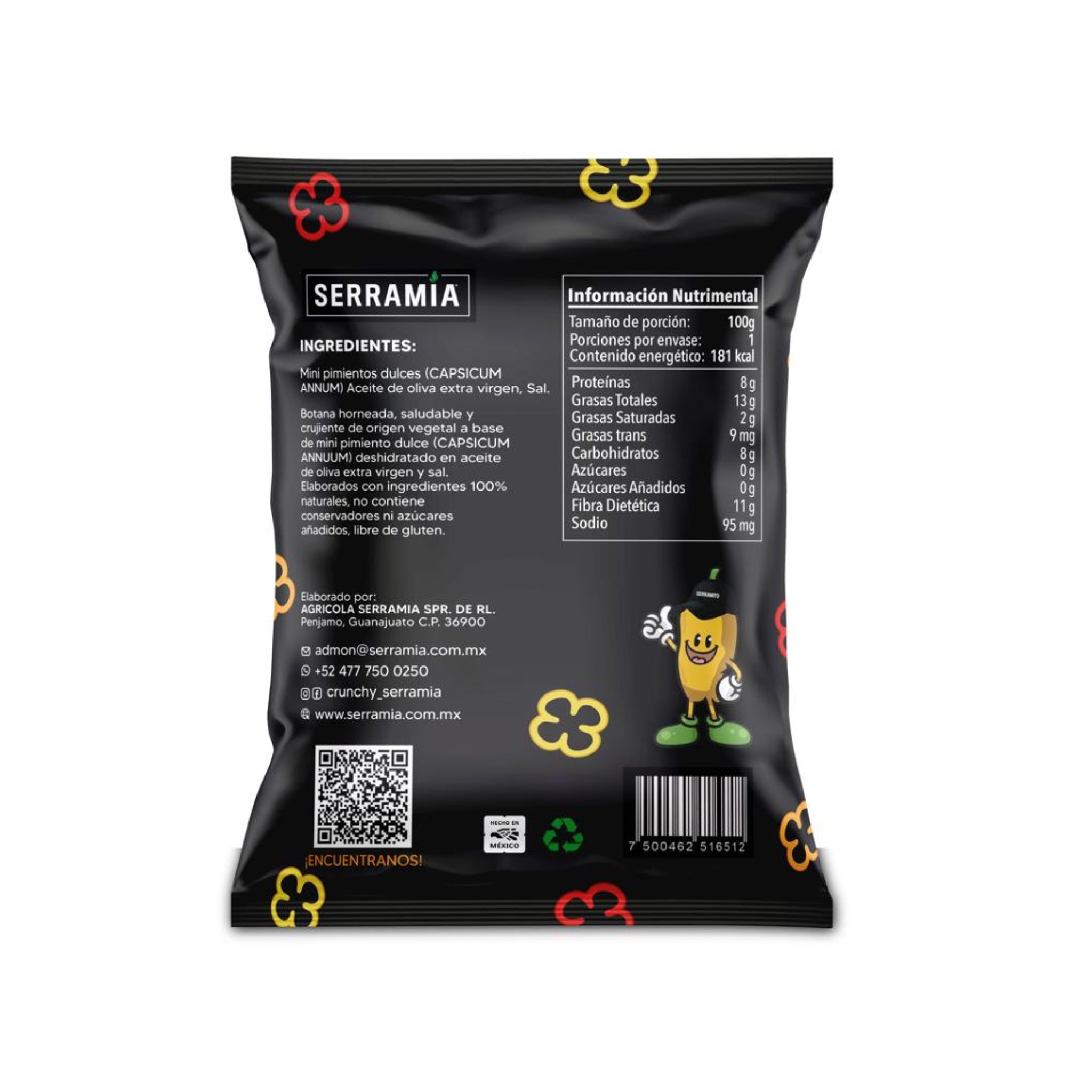 Serramia | Crunchy Mini Sweet Pepper | Jalapeño Flavor