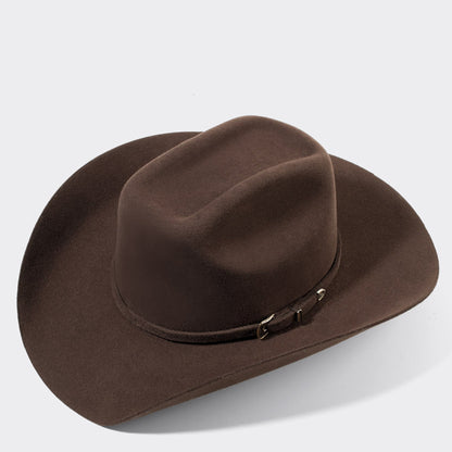 7 Leguas | Men's Chocolate Premium Wool Cowboy Hat
