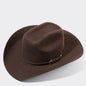 7 Leguas | Men's Chocolate Premium Wool Cowboy Hat