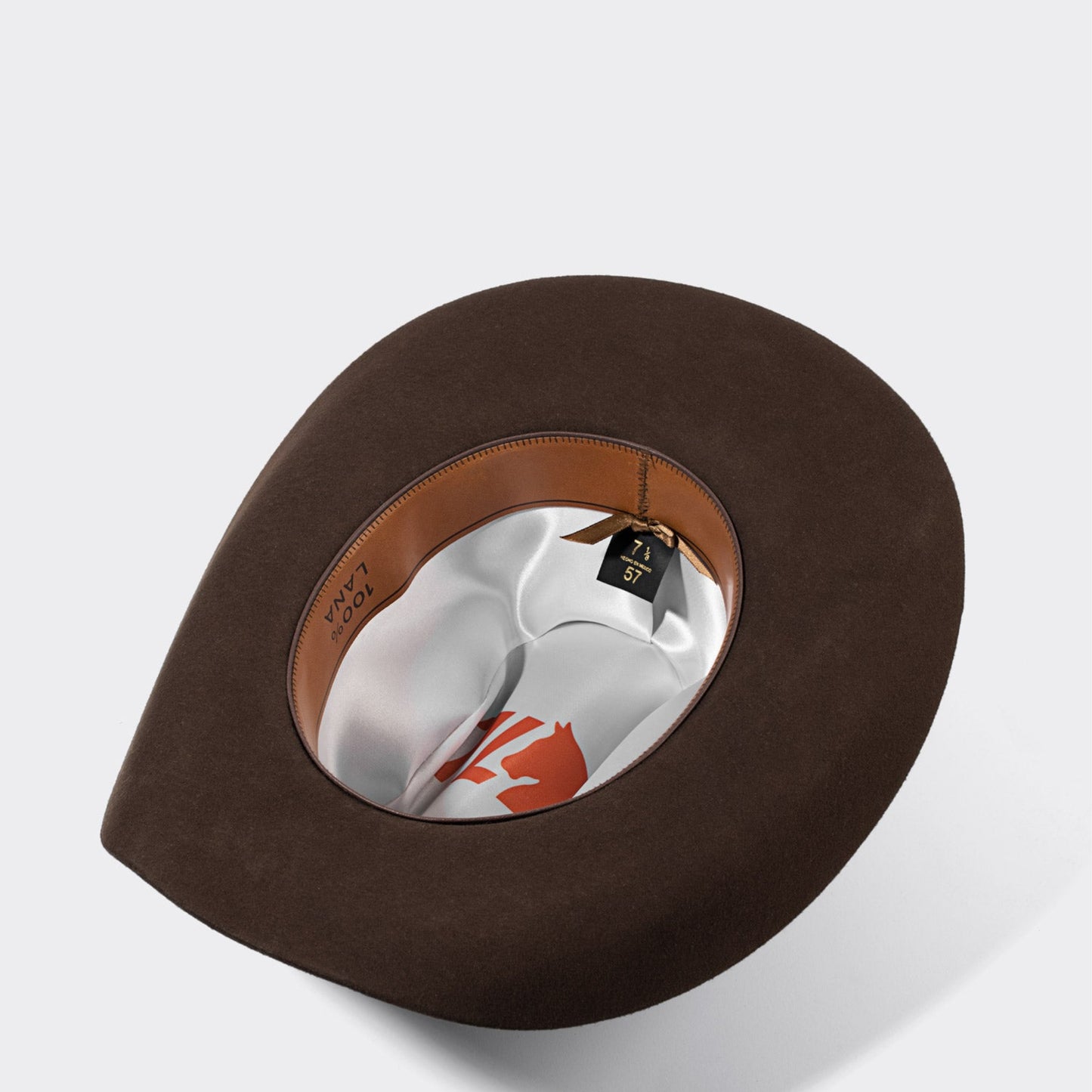 7 Leguas | Men's Chocolate Premium Wool Cowboy Hat